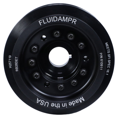 Fluidampr Nissan RB26DET Phase-2 BCNR33 GT-R / BNR-34 GT-R Steel Internally Balanced Damper - 610911