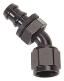 Russell Performance -10 AN Twist-Lok 45 Degree Hose End (Black) - 624103