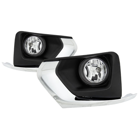 Spyder Chevrolet Traverse 2018-19 OEM Style Fog Lights W/Universal Switch- Clear FL-CTRAV18-C - 5086396