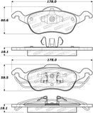 StopTech Street Brake Pads - 308.08160