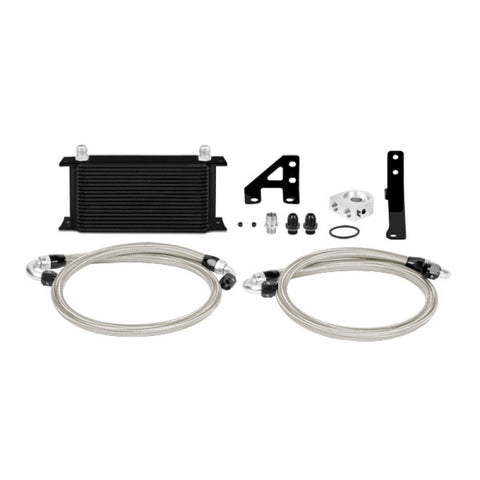 Mishimoto 15 Subaru STI Thermostatic Oil Cooler Kit - Black - MMOC-STI-15TBK