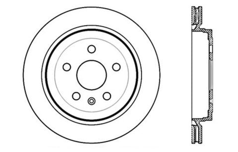 StopTech Slotted & Drilled Sport Brake Rotor - 127.62105L