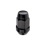 McGard Hex Lug Nut (Cone Seat Bulge Style) M12X1.5 / 3/4 Hex / 1.45in. Length (Box of 144) - Black - 69415