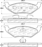 StopTech Street Brake Pads - 308.06620