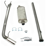 JBA 95-99 Toyota Tacoma Pre Runner 3.4L 409SS Pass Side Single Exit Cat-Back Exhaust - 40-9013