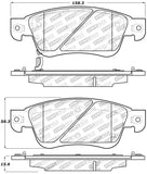 StopTech Performance 07-08 Infiniti G35 2WD Sedan / 08 Infiniti G37 Coupe Front Brake Pads - 309.12870