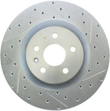 StopTech Select Sport Drilled & Slotted Rotor - Front Right - 227.62124L