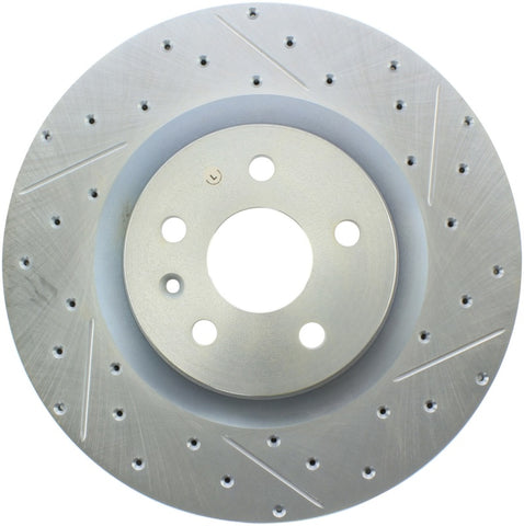 StopTech Select Sport Drilled & Slotted Rotor - Front Right - 227.62124L