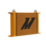 Mishimoto Universal 25-Row Oil Cooler - Gold - MMOC-25G