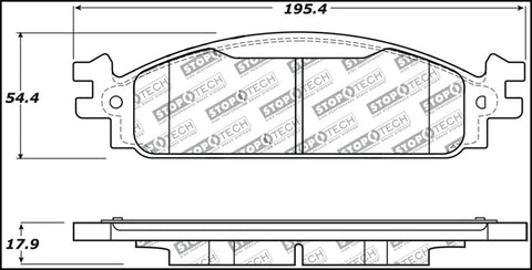 StopTech Performance Brake Pads - 309.13760