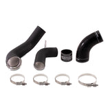 Mishimoto 2017+ Ford F150 3.5l EcoBoost Cold-Side Intercooler Pipe Kit - Wrinkle-Black - MMICP-F35T-17CWBK