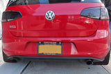 Rally Armor 15-21 VW Golf/GTI/TSI Black UR Mud Flap w/ Silver Logo - MF37-UR-BLK/SIL