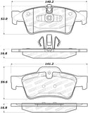 StopTech Street Brake Pads - 308.11220