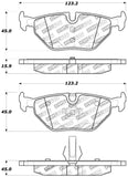 StopTech Performance 01-02 BMW Z3 / 03-09 Z4 / 10/90-07 3 Series / 99-09 Saab 9-5 Rear Brake Pads - 309.06920