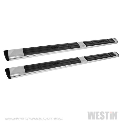 Westin Premier 6 in Oval Side Bar - Stainless Steel 85 in - Stainless Steel - 22-6030