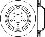 StopTech Power Slot 98-02 Chevy/Pontiac Camaro/Firebird Slotted Left Rear CRYO Rotor - 126.62065CSL