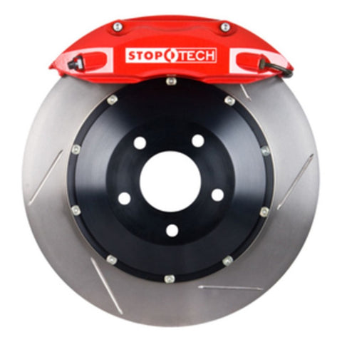 StopTech BBK 95-99 BMW M3 (E36) Rear 4 Piston 332x32 Red Slotted Rotors - 83.131.0046.71