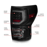 Anzo 07-11 Toyota Tundra Full LED Tailights Black Housing Smoke Lens G2 (w/C Light Bars) - 311387