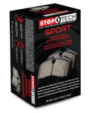 StopTech Sport Brake Pads w/Shims and Hardware - Rear - 309.09051