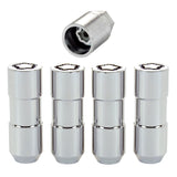 McGard Wheel Lock Nut Set - 4pk. (Cone Seat Duplex) 1/2-20 / 7/8 Hex / 2.5in. Length - Chrome - 24109