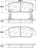 StopTech Street Brake Pads - 308.06720