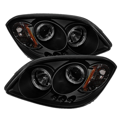 Spyder Chevy Cobalt 05-10 Projector Headlights LED Halo LED Blk Smke PRO-YD-CCOB05-HL-BSM - 5078285