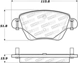 StopTech Street Brake Pads - 308.09110