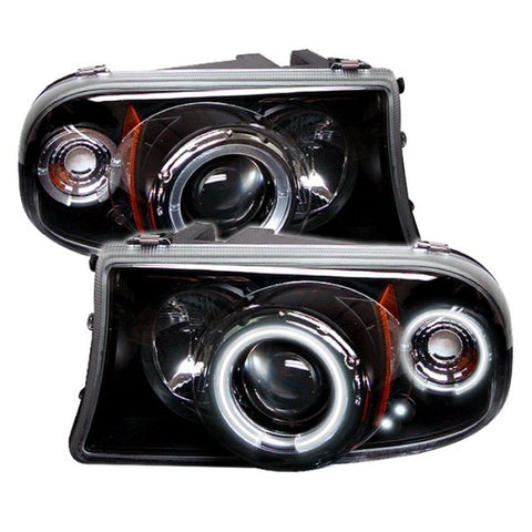 Spyder Dodge Dakota 97-04 1PC Projector Headlights CCFL Halo LED Blk PRO-YD-DDAK97-CCFL-BK - 5009807