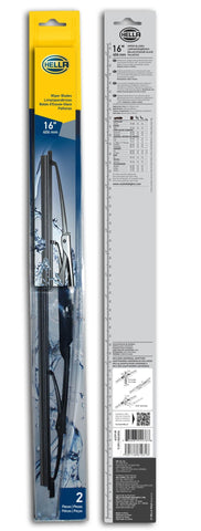 Hella Standard Wiper Blade 16in - Pair - 9XW398114016
