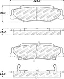 StopTech Street Select Brake Pads - Rear - 305.07320