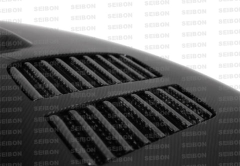 Seibon 09-11 BMW 3 Series 4dr (Exc M3) GTR-Style Carbon Fiber Hood - HD0910BMWE90-GTR