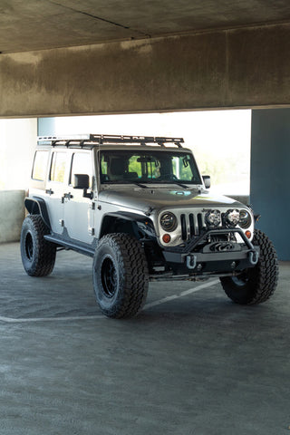 DV8 Offroad 07-18 Jeep Wrangler JK Slim Fender Flares - FDJK-07