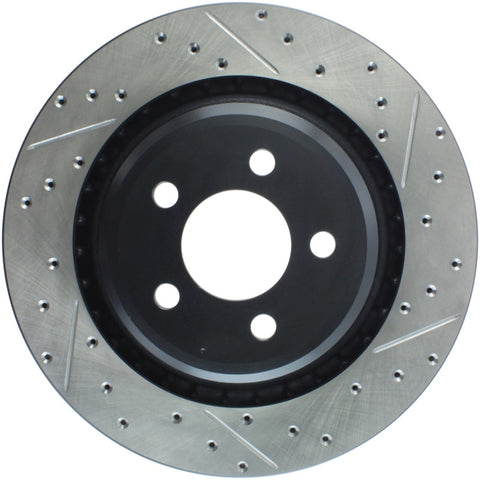 StopTech SportStop 06-09 Chrysler SRT-8 Rear Left Drilled & Slotted Rotor - 127.63064L