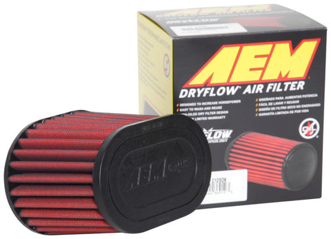 AEM 2.75in Flange 6in x 4.5in Base 6in x 3.8125in Top 5in Height DryFlow Air Filter - 21-2129DK