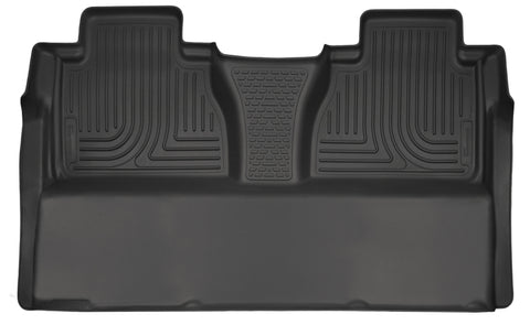 Husky Liners 14-15 Toyota Tundra CrewMax Cab Pickup Weatherbeater Black 2nd Seat Floor Liners - 19581