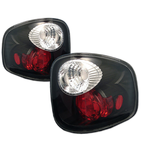 Spyder Ford F150 Flareside 01-03 (Not Fit Supercrew)Euro Style Tail Lights Black ALT-YD-FF15001FS-BK - 5003157