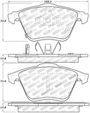 StopTech Performance 06-07 Mazda 6 Front Brake Pads - 309.11860