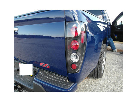 Spyder Chevy Colorado 04-13/GMC Canyon 04-13 Euro Style Tail Lights Black ALT-YD-CCO04-BK - 5001412