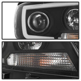 Spyder 15-17 Chevy Colorado Projector Headlights - Light Bar LED - Black (PRO-YD-CCO15-LBDRL-BK) - 5085283