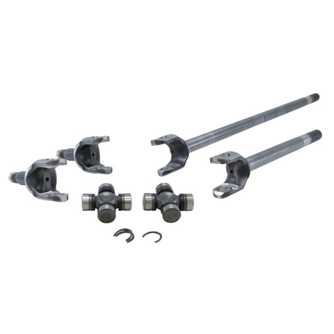 Yukon Gear Front 4340CM Rplcmnt Axle Kit For Dana 30 Jeep XJ / YJ & TJ w/ 30 Spline Axles - YA W24160