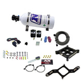 Nitrous Express 4150 Single Entry Crossbar Plate RNC Nitrous Kit (250-750HP) w/5lb Bottle - 63840-05