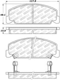 StopTech Street Select Brake Pads - Rear - 305.02730