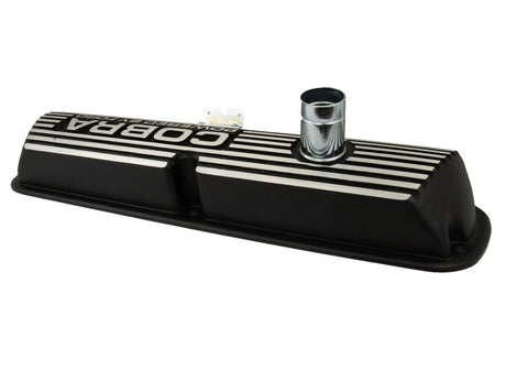 Ford Racing Black Satin Valve Cover Cobra - M-6582-A