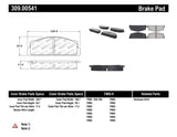 StopTech Performance Brake Pads - 309.00541