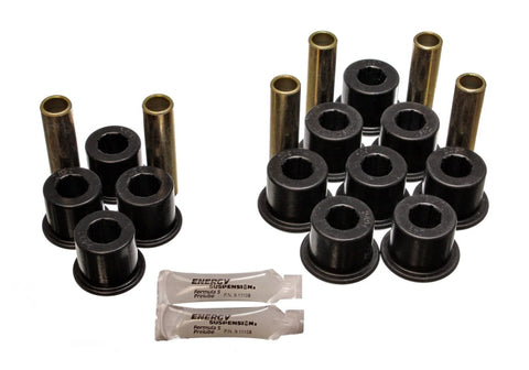 Energy Suspension 97-04 Dodge Dakota 2WD / 87-04 4WD Black Rear Leaf Spring Bushing Set - 5.2113G