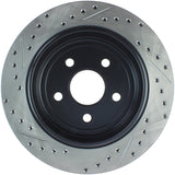 StopTech Slotted & Drilled Sport Brake Rotor 11-15 Jeep Grand Cherokee (Excludes SRT8) - 127.58007L