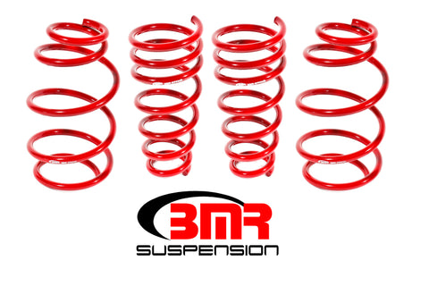 BMR 10-15 5th Gen Camaro V6 Lowering Spring Kit (Set Of 4) - Red - SP052R