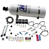 Nitrous Express GM EFI Dual Stage Nitrous Kit (50-150HP x 2) w/15lb Bottle - 20224-15