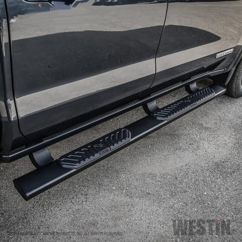 Westin 19-22 Chevrolet Silverado 1500 DC R5 Nerf Step Bars - Blk - 28-51265