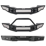 Go Rhino 07-20 Jeep Wrangler JL/JLU/JK/JKU/Gladiator JT Rockline Full Width Bumper w/ Overrider - 331201T